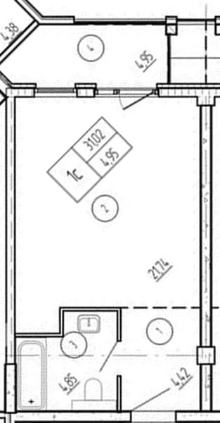 Studio Apartment in Luci, Anapa