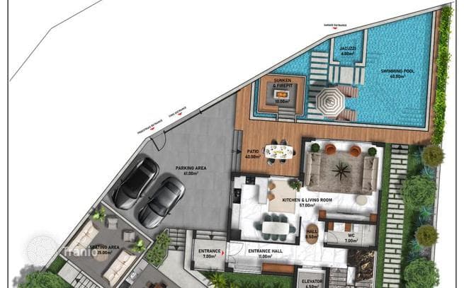 3-Bedroom Luxury Villa with Private Pool in Kargicak, Alanya