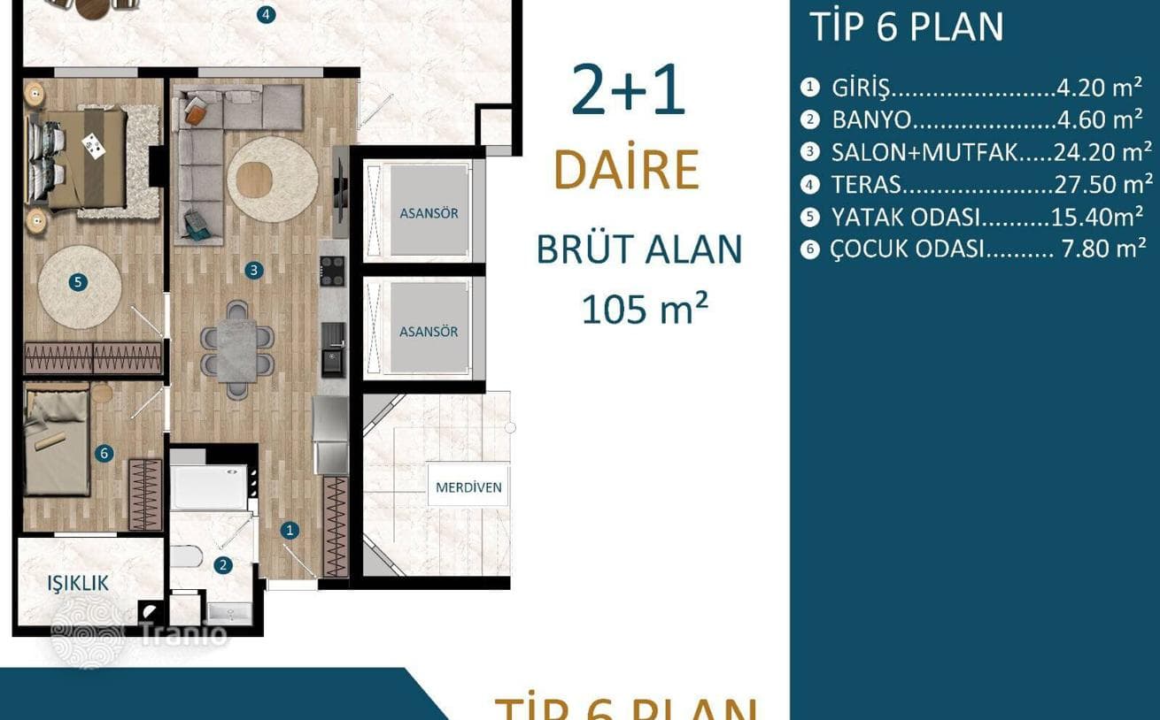1–3-Bedroom Apartments with Modern Design in Kepez, Antalya, photo 3