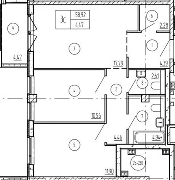 1-Bedroom Apartment in Luchi, Anapa