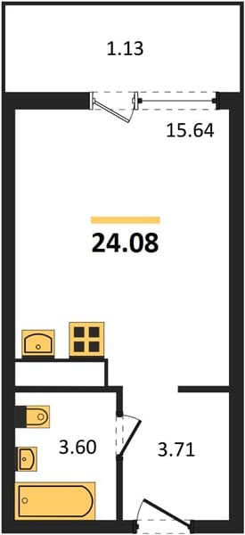 Studio Apartment in Centralny, Anapa
