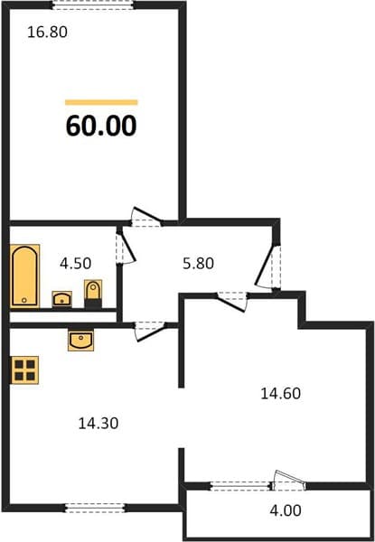 2-Bedroom Apartment in Gorny Kvartal, Sochi