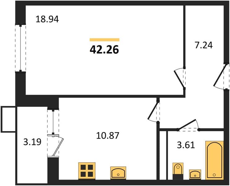 Studio Apartment in Sady u Morya, Temryuk