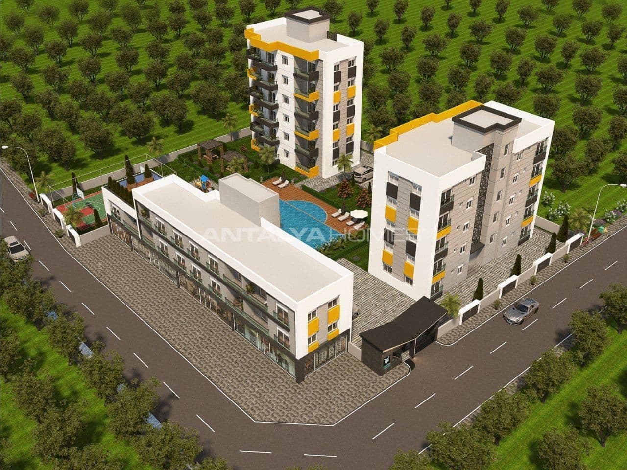 Апартаменты в Анталии, Турция, 65 м², фото 3