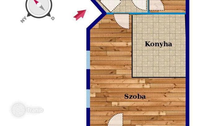 3-комнатная квартира 69 м² в Районе VI (Терезвароше), Венгрия