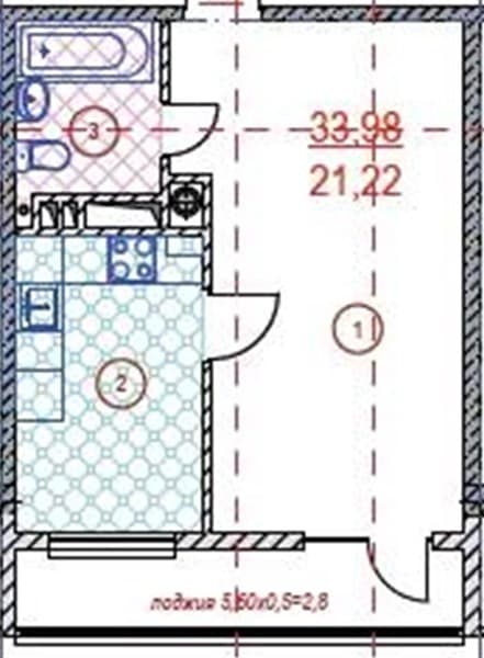 1-Bedroom Apartment in Dve Reki, Tuapse