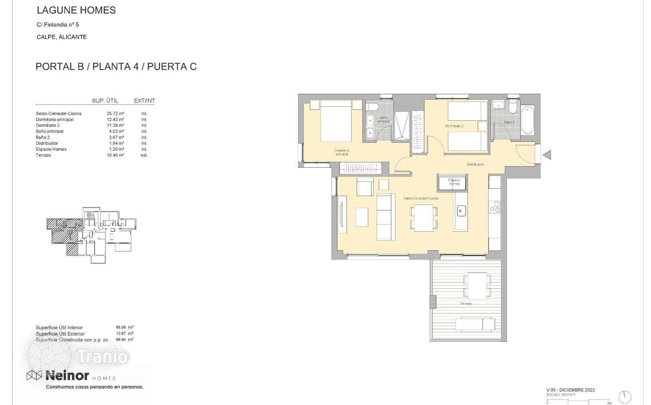 2-комнатная квартира 96 м² в Кальпе, Испания