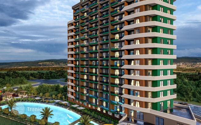 1-Bedroom (1+1) Apartment with Water Park in Mezitli, Mersin, photo 2