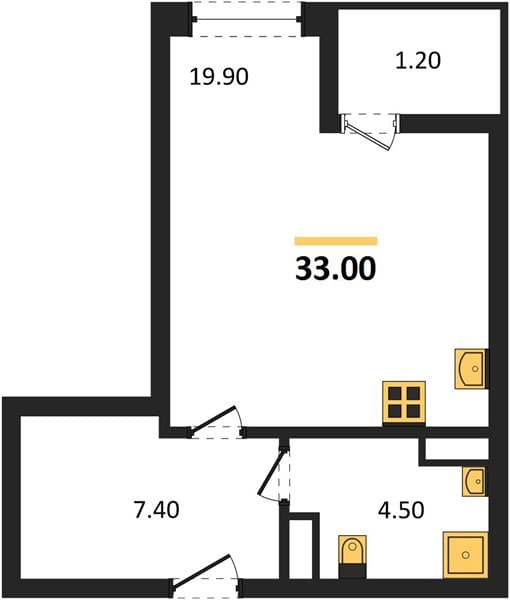 Studio Apartment in Khozain Morey, Supseh, Sochi
