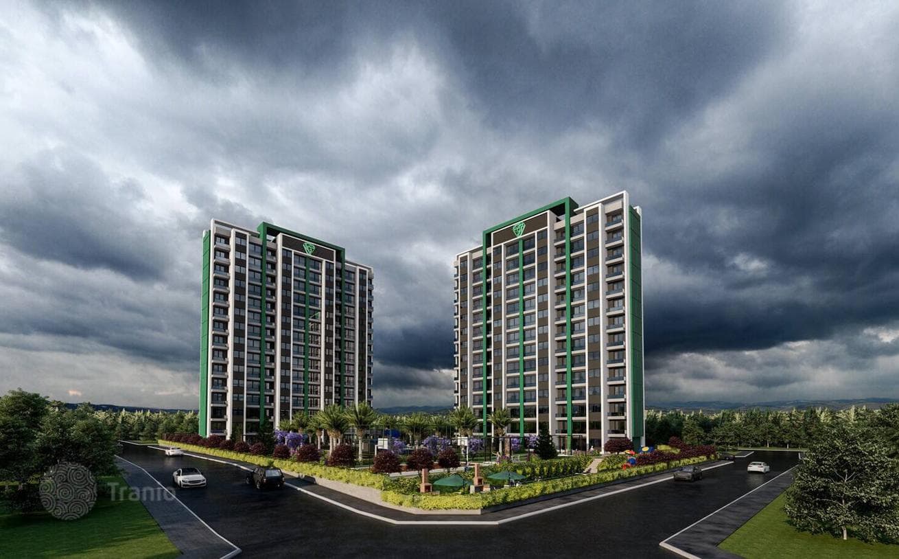 2-Bedroom (2+1) Apartments with Sea View in Mersin