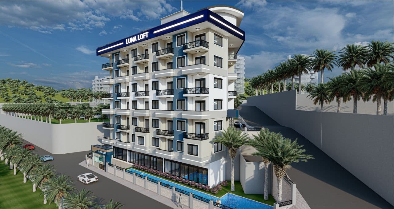 Квартира в Алании, Турция, 50 м², фото 2
