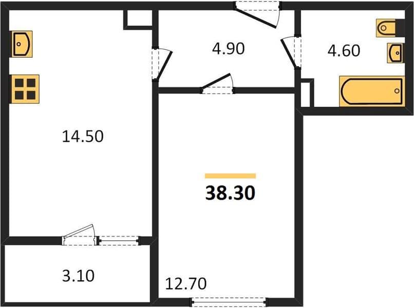 Studio Apartment in Flora Complex, Kudepta, Sochi