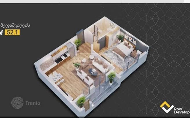 1-Bedroom Apartment in Saburtalo, Tbilisi