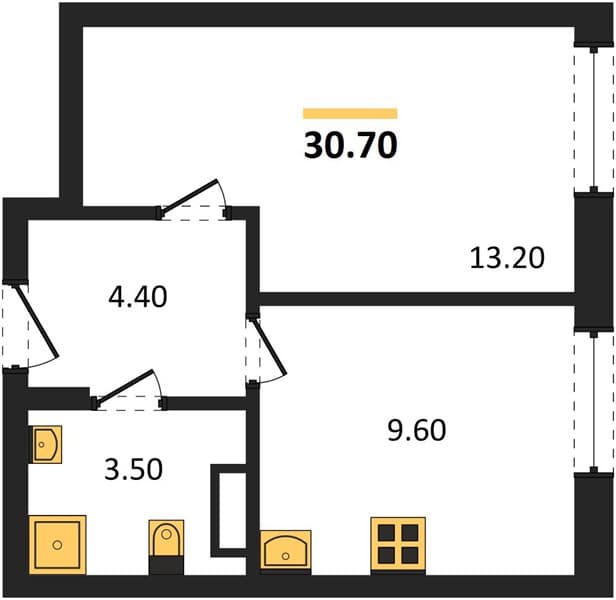 Studio Apartment in Porto-Novo, Tsemdolina