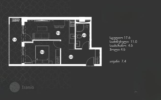 1-Bedroom Apartment in Saburtalo, Tbilisi, photo 3
