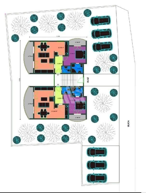 Квартира в Баре, Черногория, 66 м²