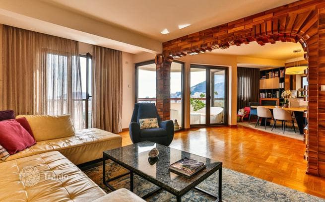 Furnished Duplex with Sea View in Budva