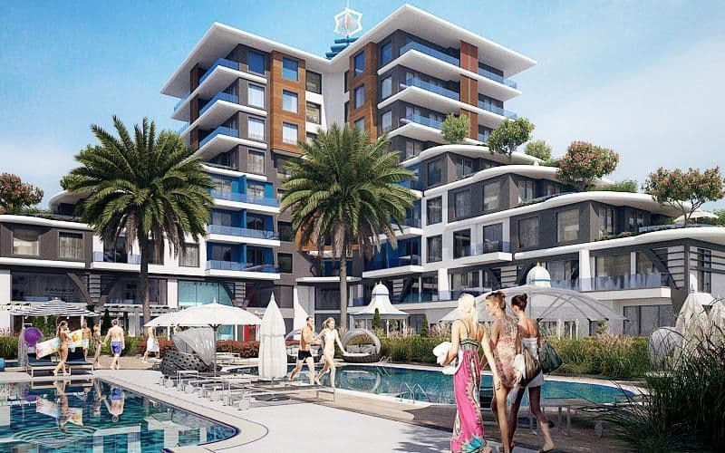 Апартаменты в Анталии, Турция, 56 м²