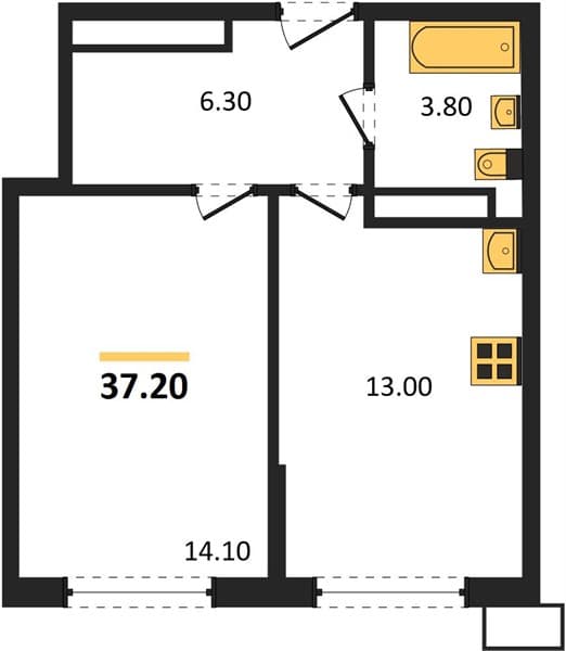 Studio Apartment in Porto-Novo, Tsemdolina