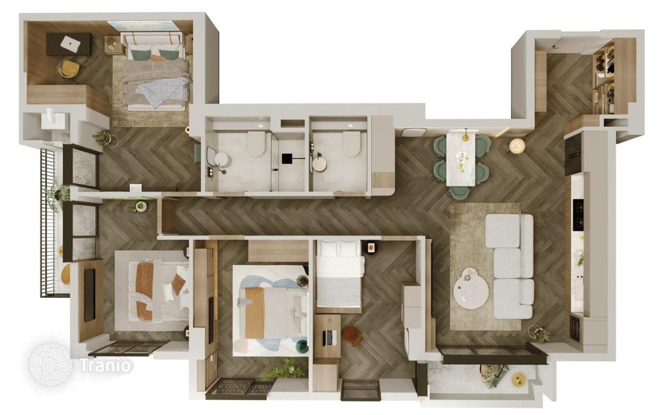Spacious Apartment with Smart Home System in Saburtalo, Tbilisi, photo 3