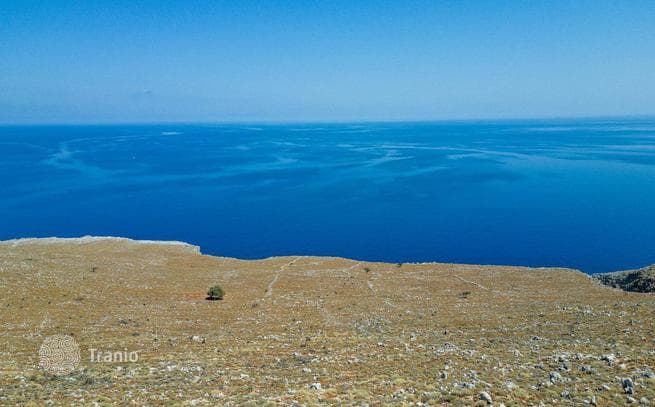 Огромный земельный участок с прекрасными видами на море в Коккино Хорио, Крит, Греция, фото 3
