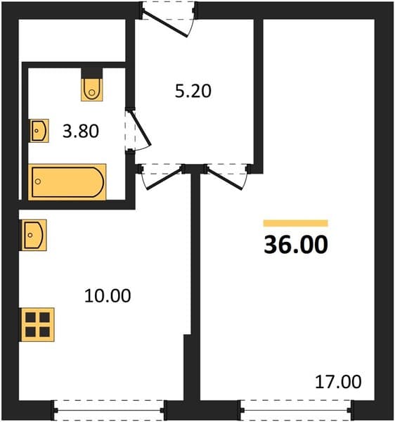 Studio Apartment in Barsa, Novorossiysk