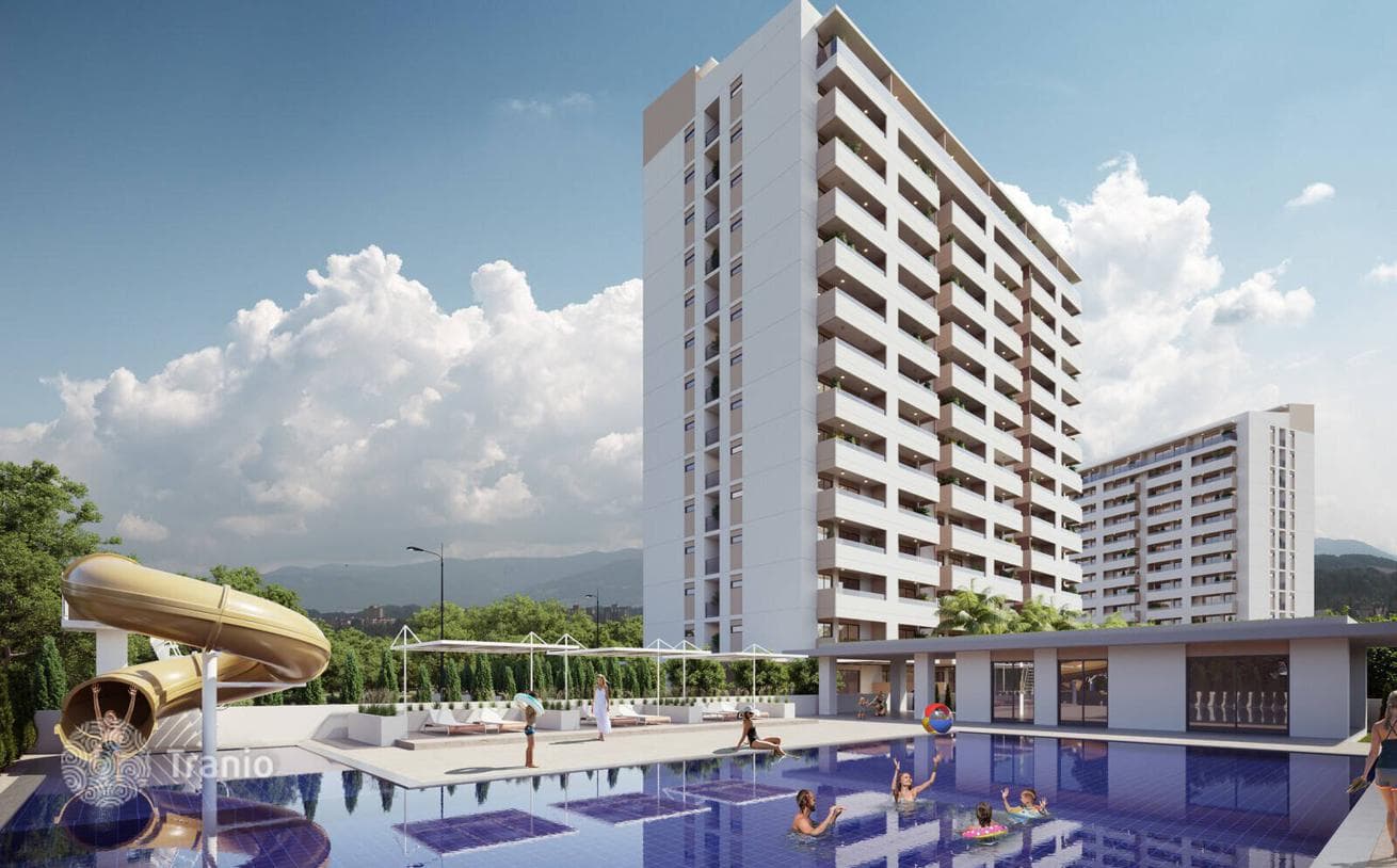 1-Bedroom (1+1) Apartments with Sea and City Views in Mersin, Mezitli