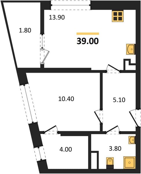Studio Apartment in Khozyain Morey, Supsekh