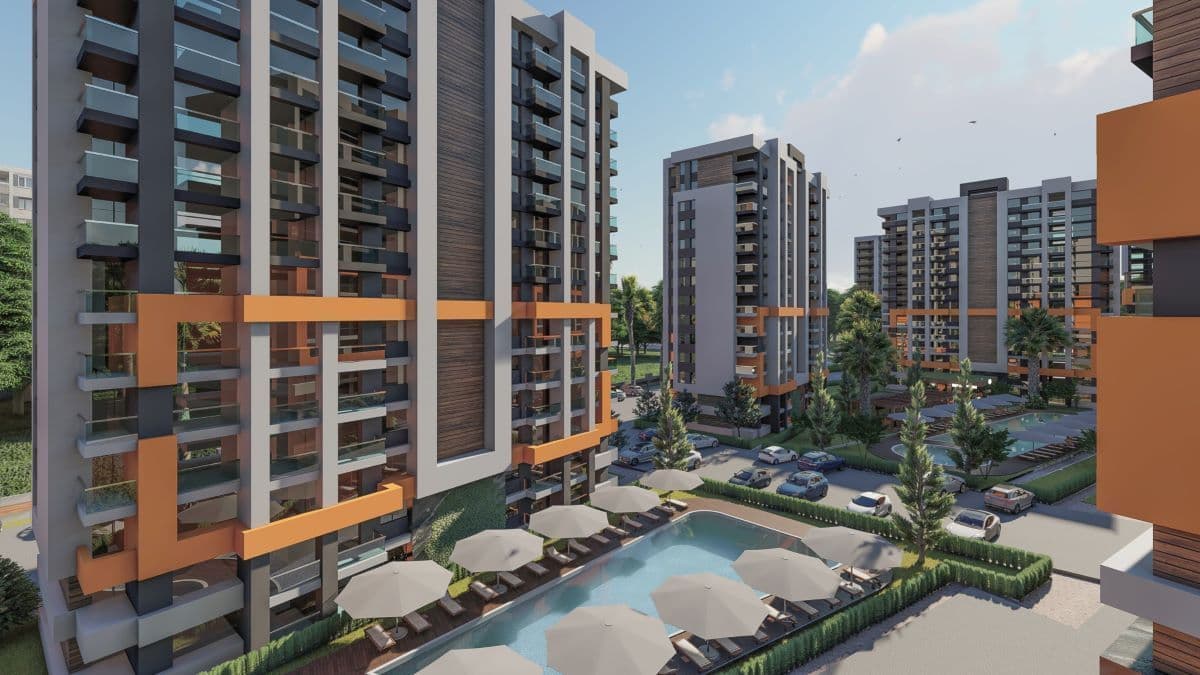 Апартаменты в Анталии, Турция, 35 м²