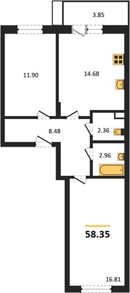 1-Bedroom Apartment in Sady u Morya, Temryuk