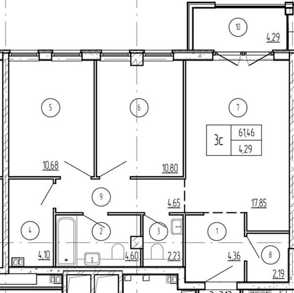 2-Bedroom Apartment in Luchi, Anapa