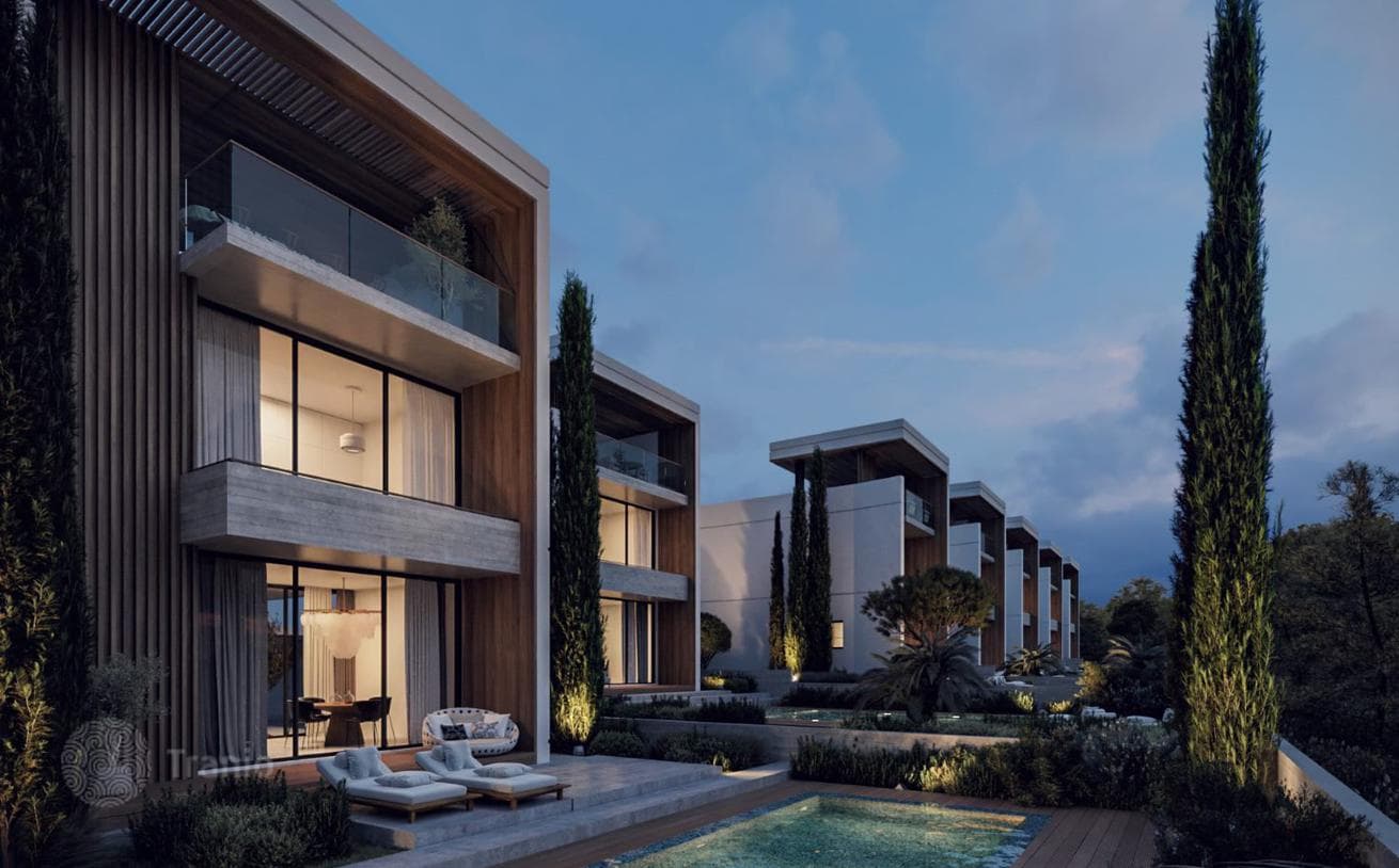 New Villas with Pools 900 m from the Beach in Chloraka, Paphos, photo 5
