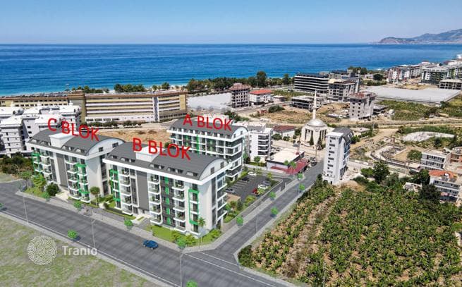 1-Bedroom (1+1) Apartment 200 m from the Beach in Kargicak, Alanya, photo 4