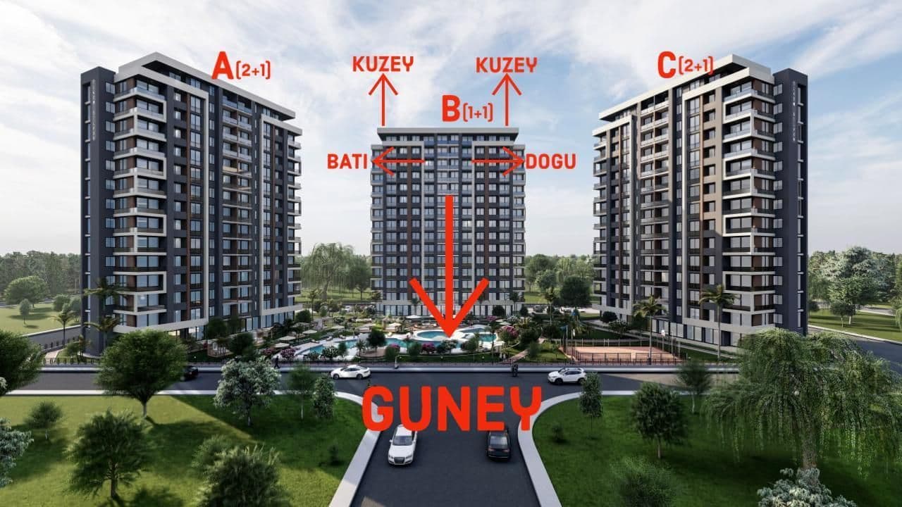 Квартира в Мерсине, Турция, 55 м², фото 2