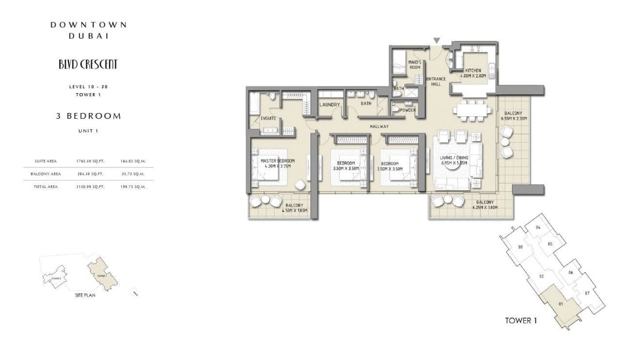 Квартира в Дубае, ОАЭ, 182.93 м², фото 5