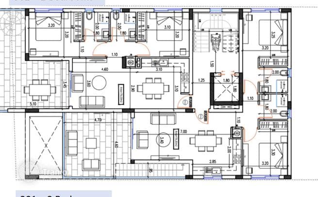 2-комнатная квартира 84 м² в Арадипу, Кипр, фото 4
