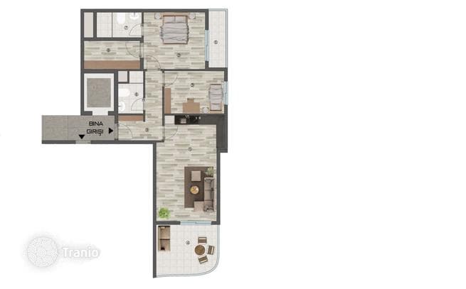 1-Bedroom and 2-Bedroom Apartments in Modern Residential Complex in Mersin, photo 3