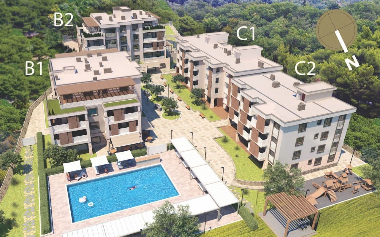 Квартира в Херцег-Нови, Черногория, 75 м², фото 3