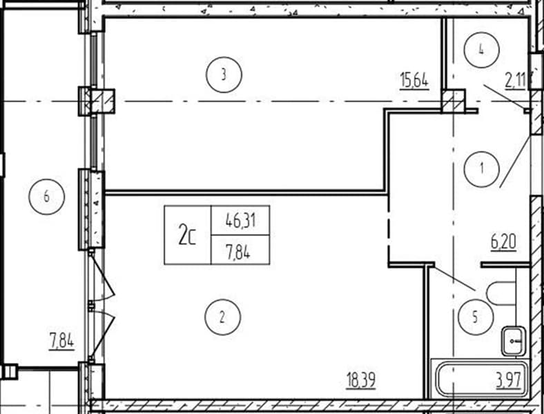 1-Bedroom Apartment in Luchi, Anapa