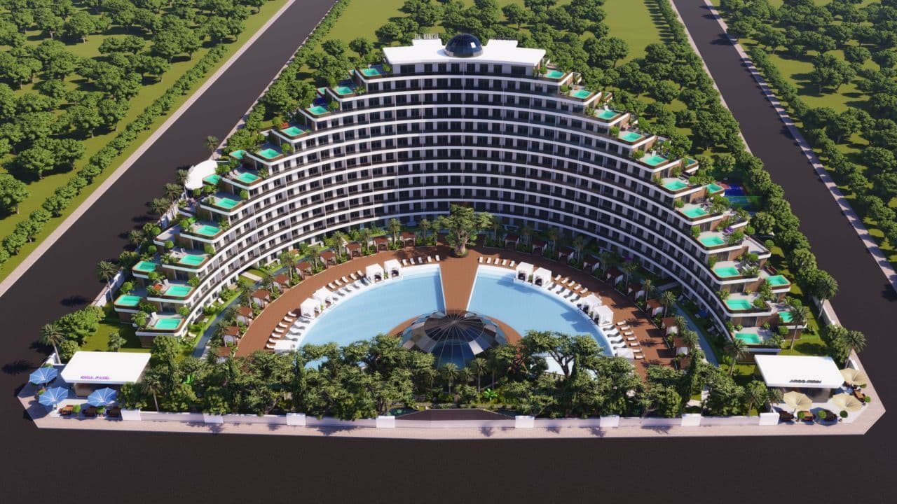Квартира в Анталии, Турция, 45 м²
