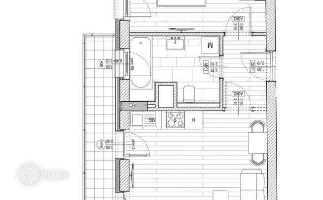 2-комнатная квартира 49 м² в Районе VI (Терезвароше), Венгрия, фото 5