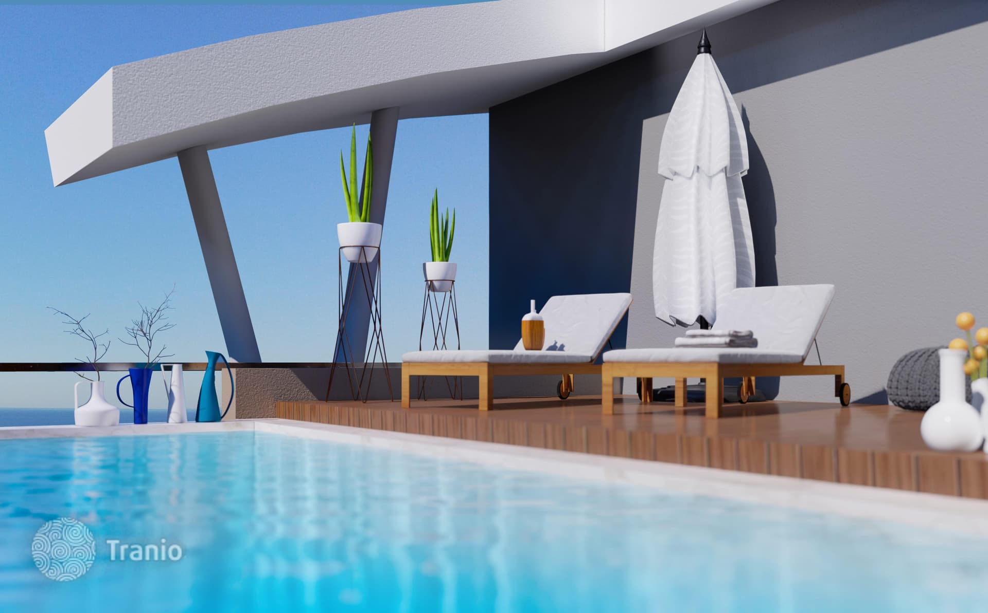 Duplex with Private Pool and Sea View in Kargicak, Alanya