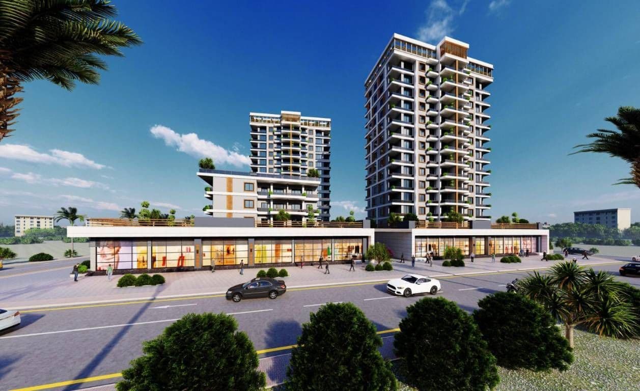 Апартаменты в Мерсине, Турция, 59 м², фото 2
