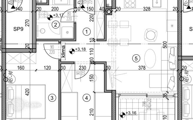 1-Bedroom Apartment in New Build in Pula, Croatia, photo 4