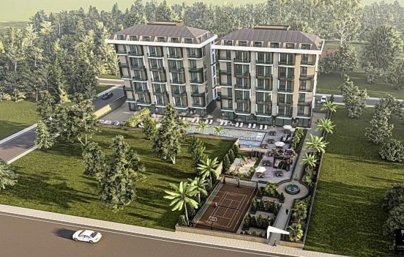 Квартира в Кестеле, Турция, 60 м², фото 2
