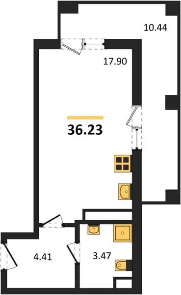 Studio Apartment in Marine Garden Sochi 4* Hotels and Resort, Sochi
