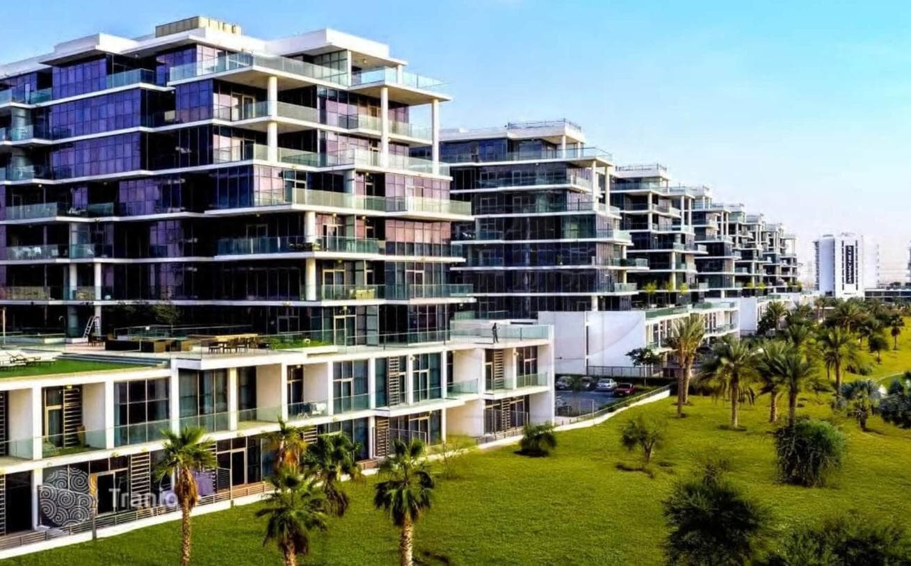 Элитная резиденция Jasmine с зелеными зонами и спа в престижном районе Damac Hills, Дубай, ОАЭ, фото 3