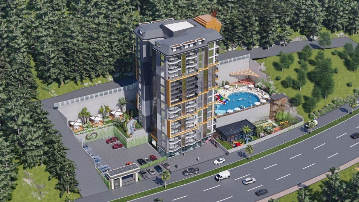 Квартира в Алании, Турция, 50 м², фото 3