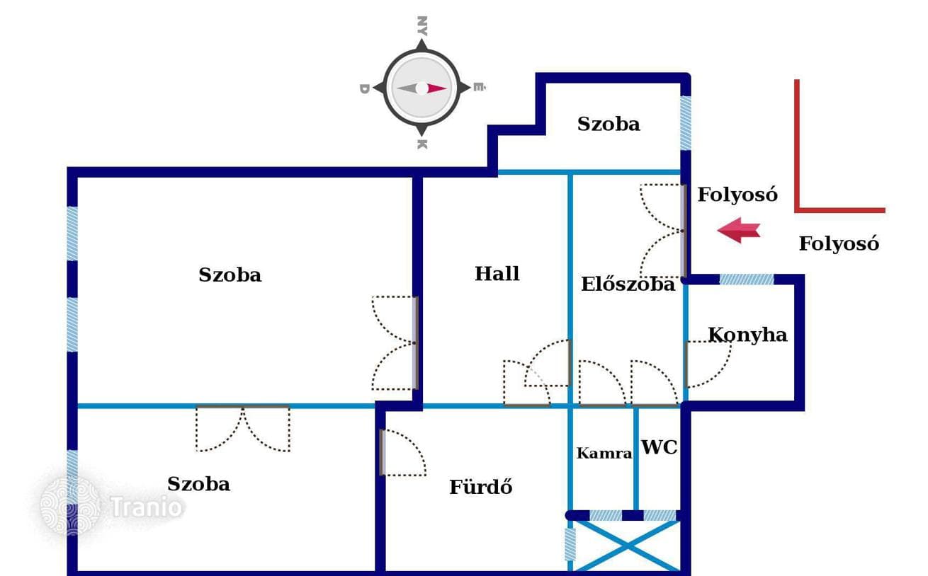 3-комнатная квартира 111 м² в Районе V (Белварош-Липотвароше), Венгрия, фото 4