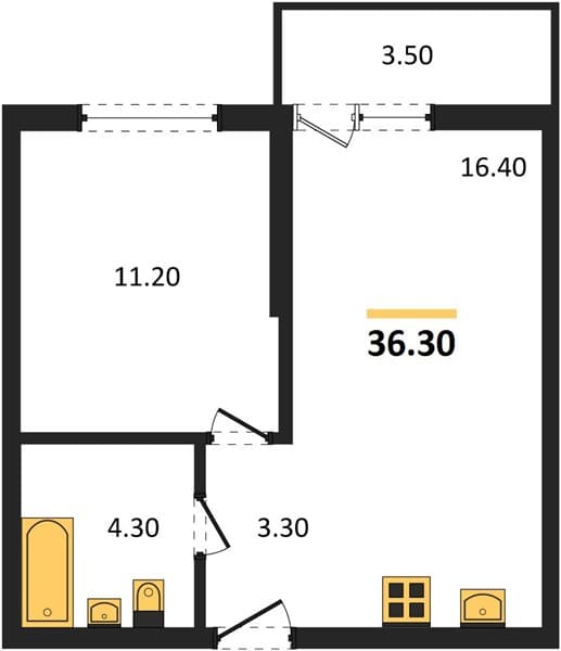 Studio Apartment in Lestorey, Sochi